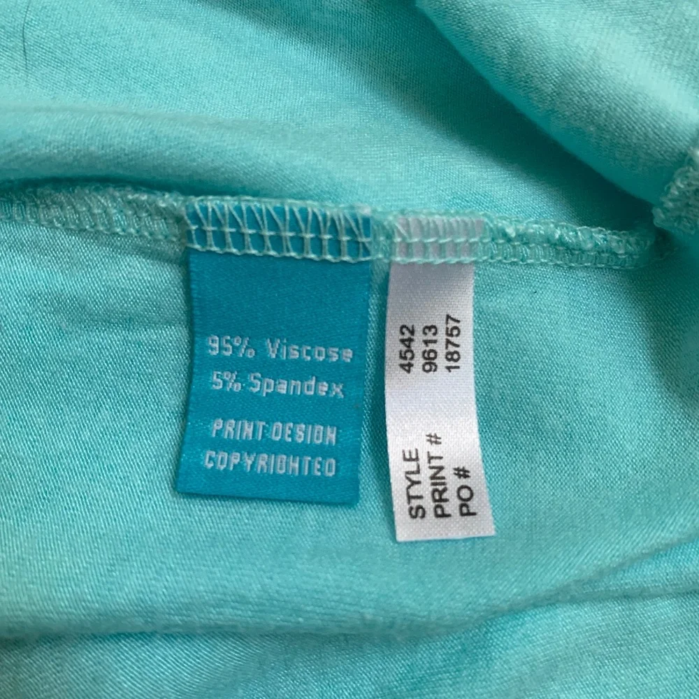 Tori Richard Aqua Blue Open Front Cardigan sz M